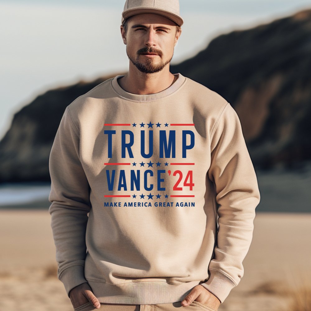 Trump Vance MAGA Sweatshirt Men's Trump Sweater (2 colors) - Hollow Point Society - Sweater