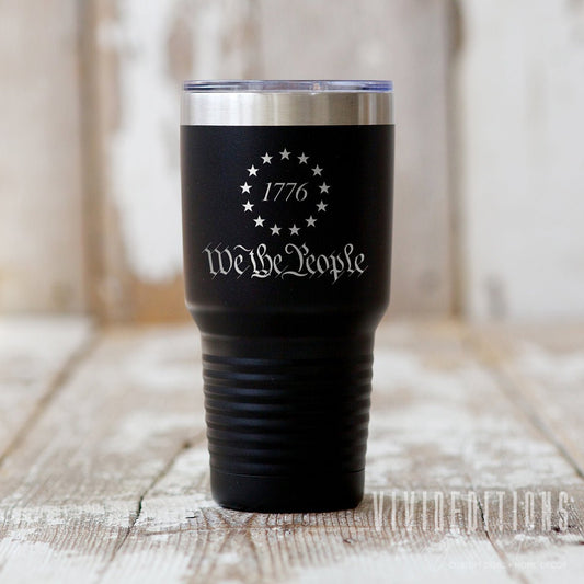 We The People 1776 Patriotic Tumbler - 30oz - Hollow Point Society - Tumblers