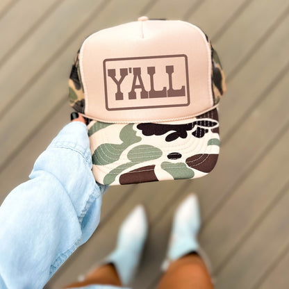 Y'ALL Country Classic Foam Trucker Hat - Hollow Point Society - Trucker Hat