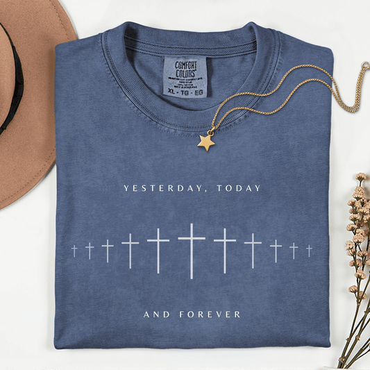 Yesterday, Today and Forever Christian Faith Graphic Jesus T-Shirt - Hollow Point Society - T-Shirt